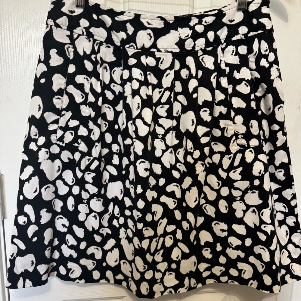 Michael Kors Black and White Skirt